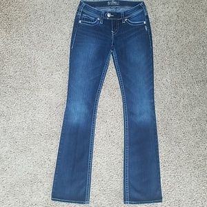SILVER Tuesday Bootcut Jeans - size 26 x 35